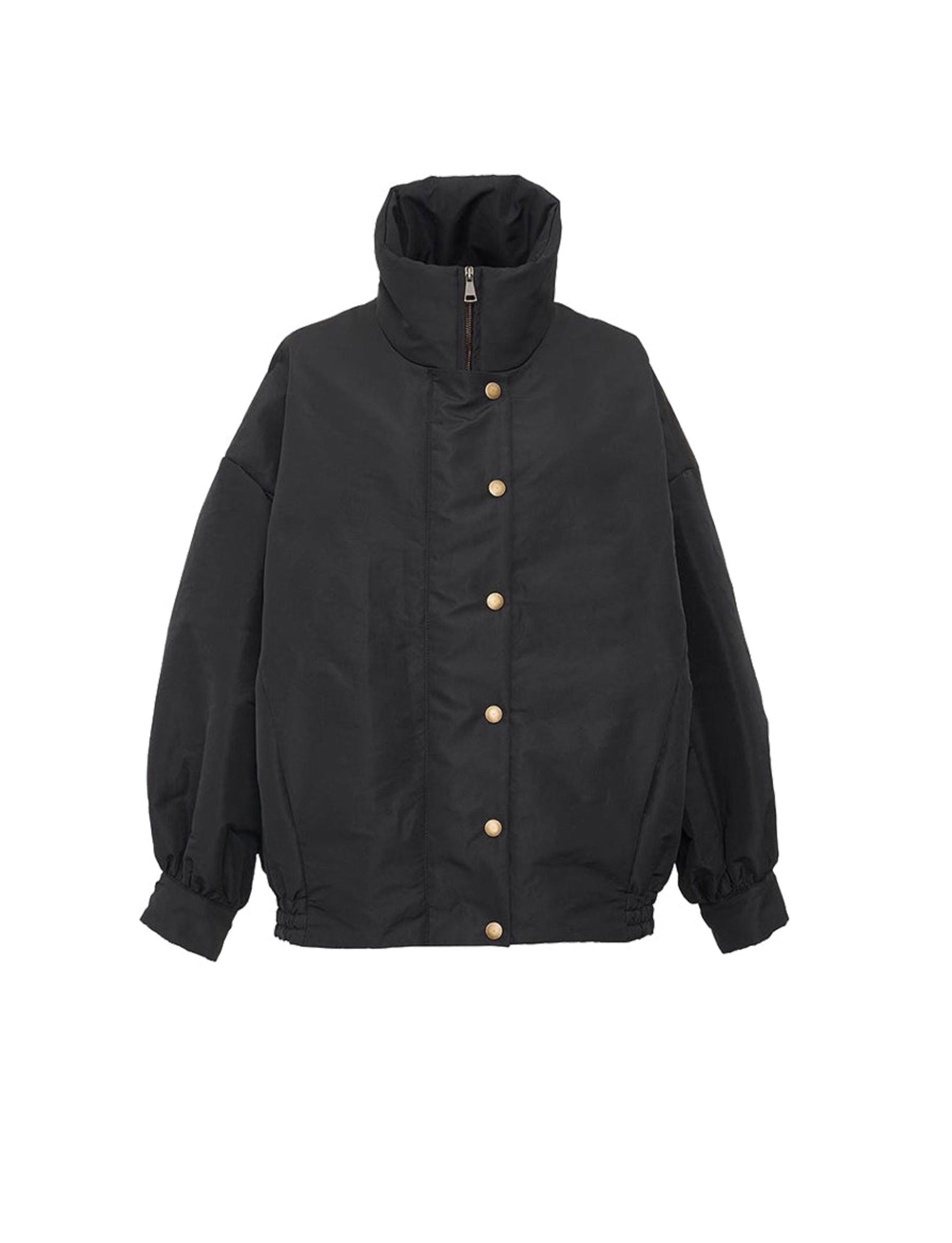 2qty RELIQUAT 120€ 100%  / Blouson col montant Elios - Black