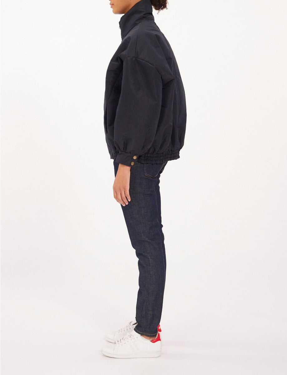 2qty RELIQUAT 120€ 100%  / Blouson col montant Elios - Black