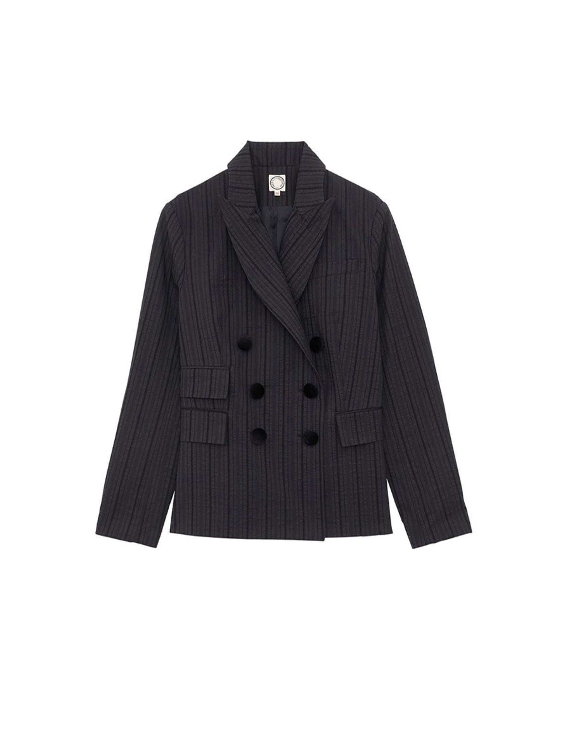 2qty RELIQUAT 120€ 50%  / Blazer boutonné Maurice - Black
