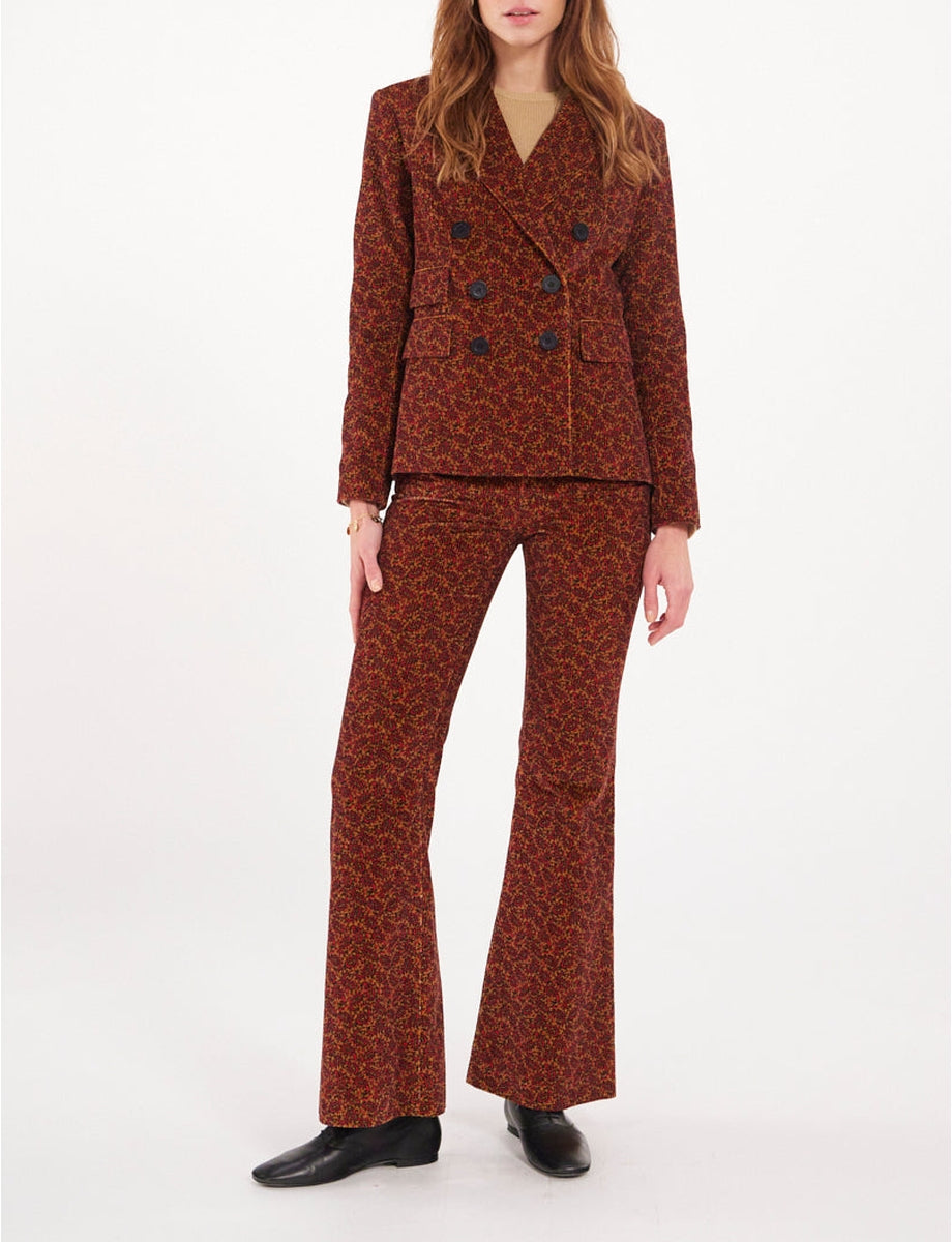 28qty RELIQUAT 120€ 17,6%  / Blazer boutonné Maurice - Cachemire Multicolor