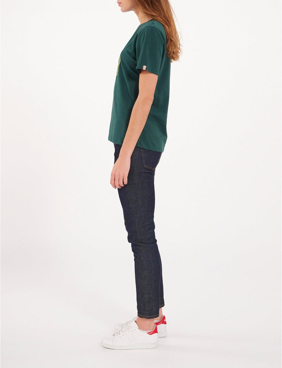 4qty RELIQUAT 20€ 0%  / T-shirt droit Oscar - Green Dark