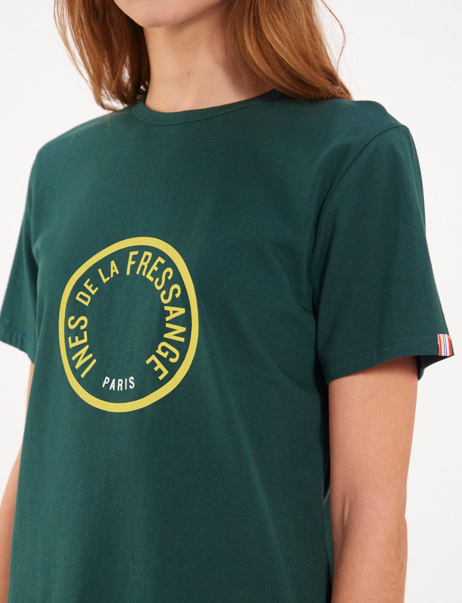 4qty RELIQUAT 20€ 0%  / T-shirt droit Oscar - Green Dark