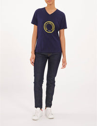 3qty RELIQUAT 20€ 0%  / T-shirt col V Aurore - Blue Yellow