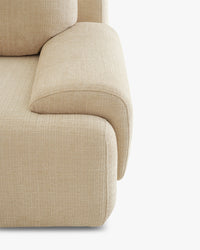Canapé 3 places Nublo - Tweed Beige Dune
