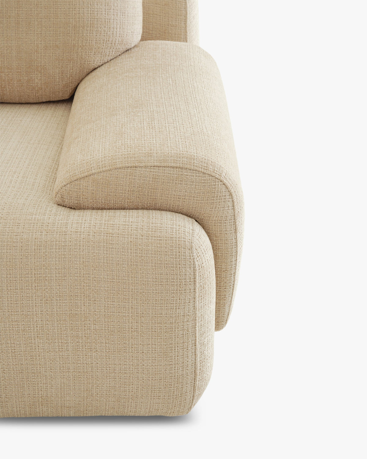 Canapé 3 places Nublo - Tweed Beige Dune