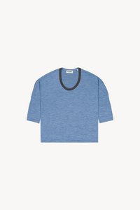 Pull oversize col u - Bleu Jeans