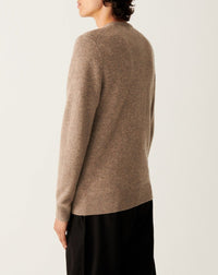 Cashmere V-neck jumper - Flannel