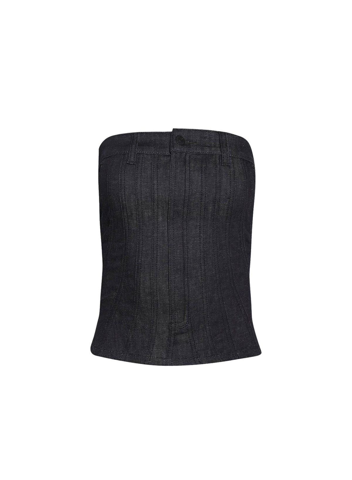 RAW BLUE // raw blue spiraldenim bustier