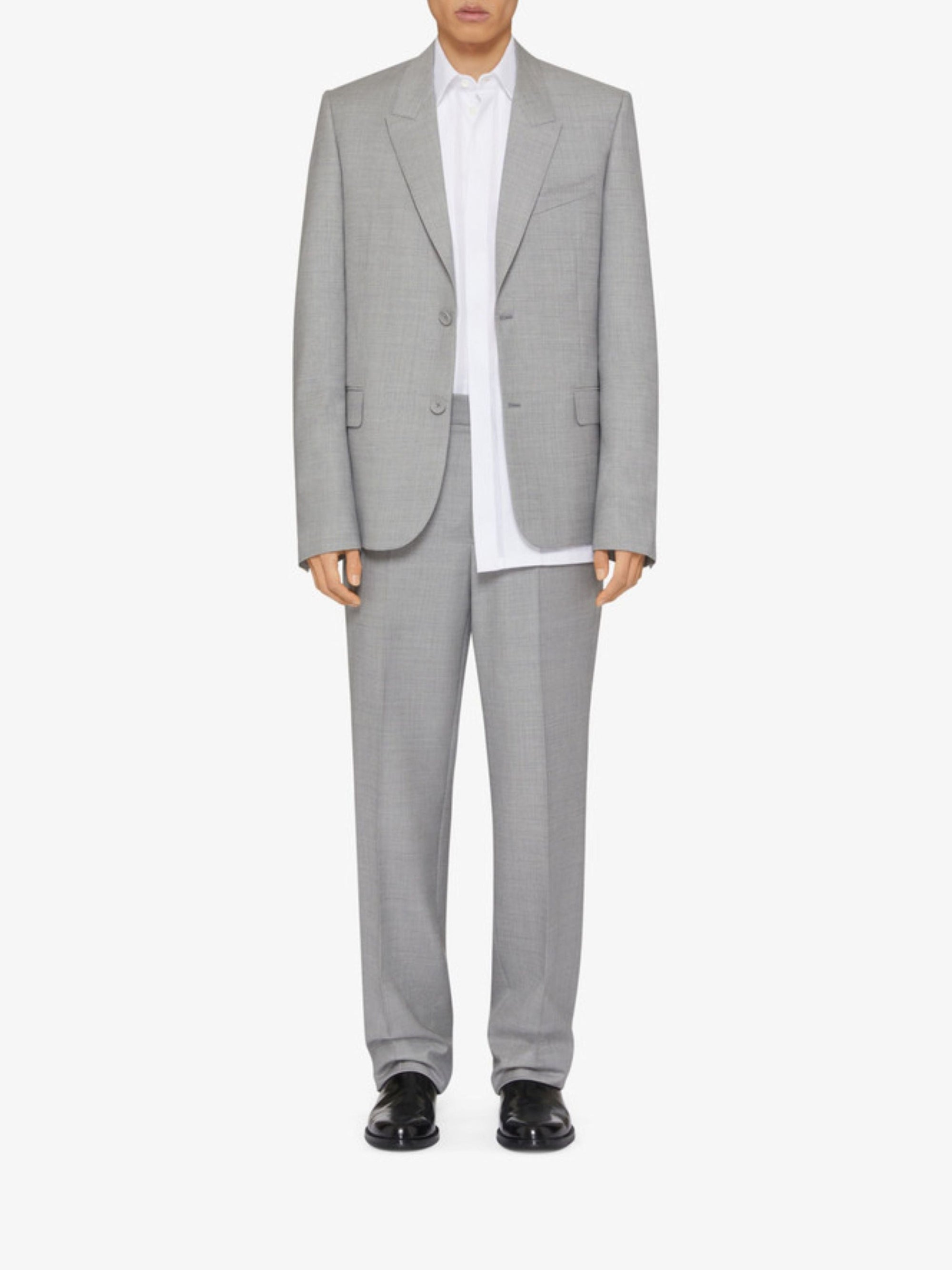 REGULAR FIT PEAK LAPEL JACKET