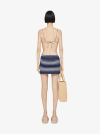 TOWELLING WRAP SKIRT