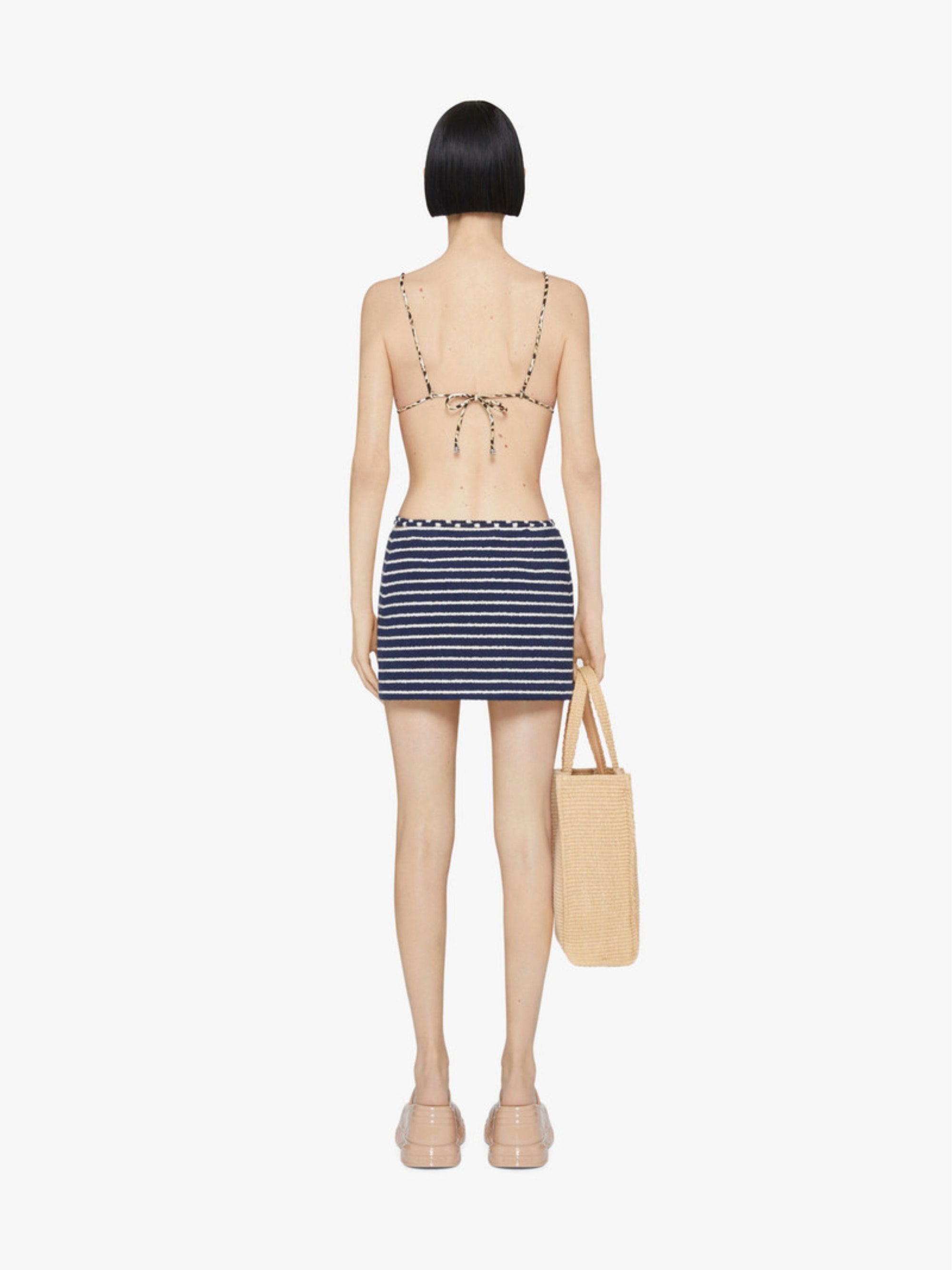 TOWELLING WRAP SKIRT