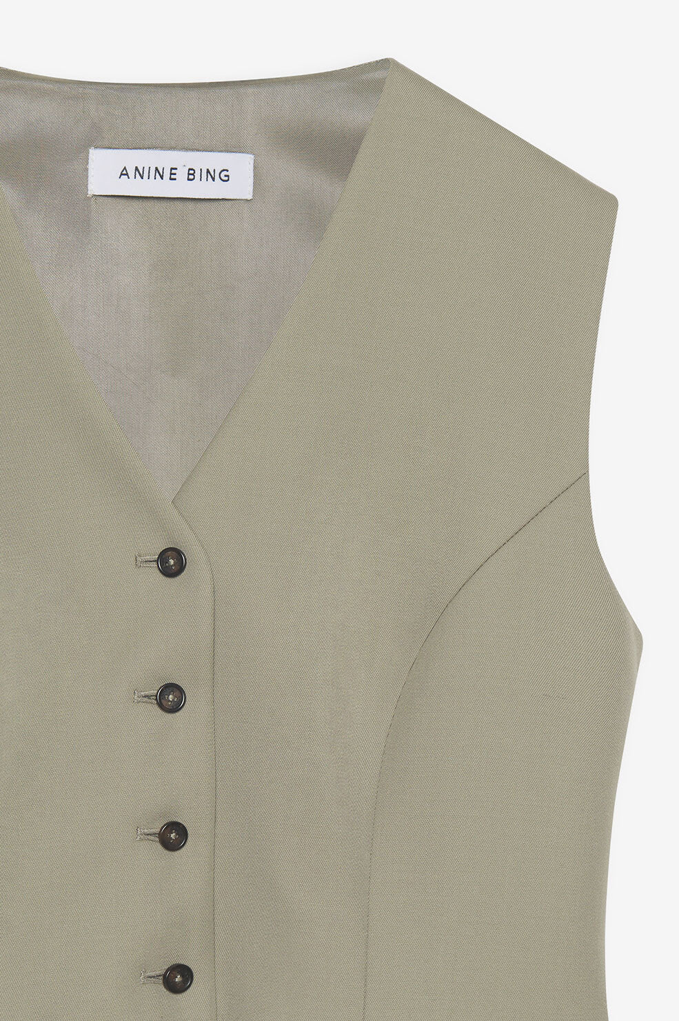 Gilet de costume Marina en laine - Green