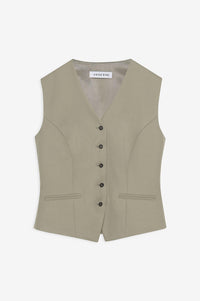 MARINA VEST - GREEN KHAKI