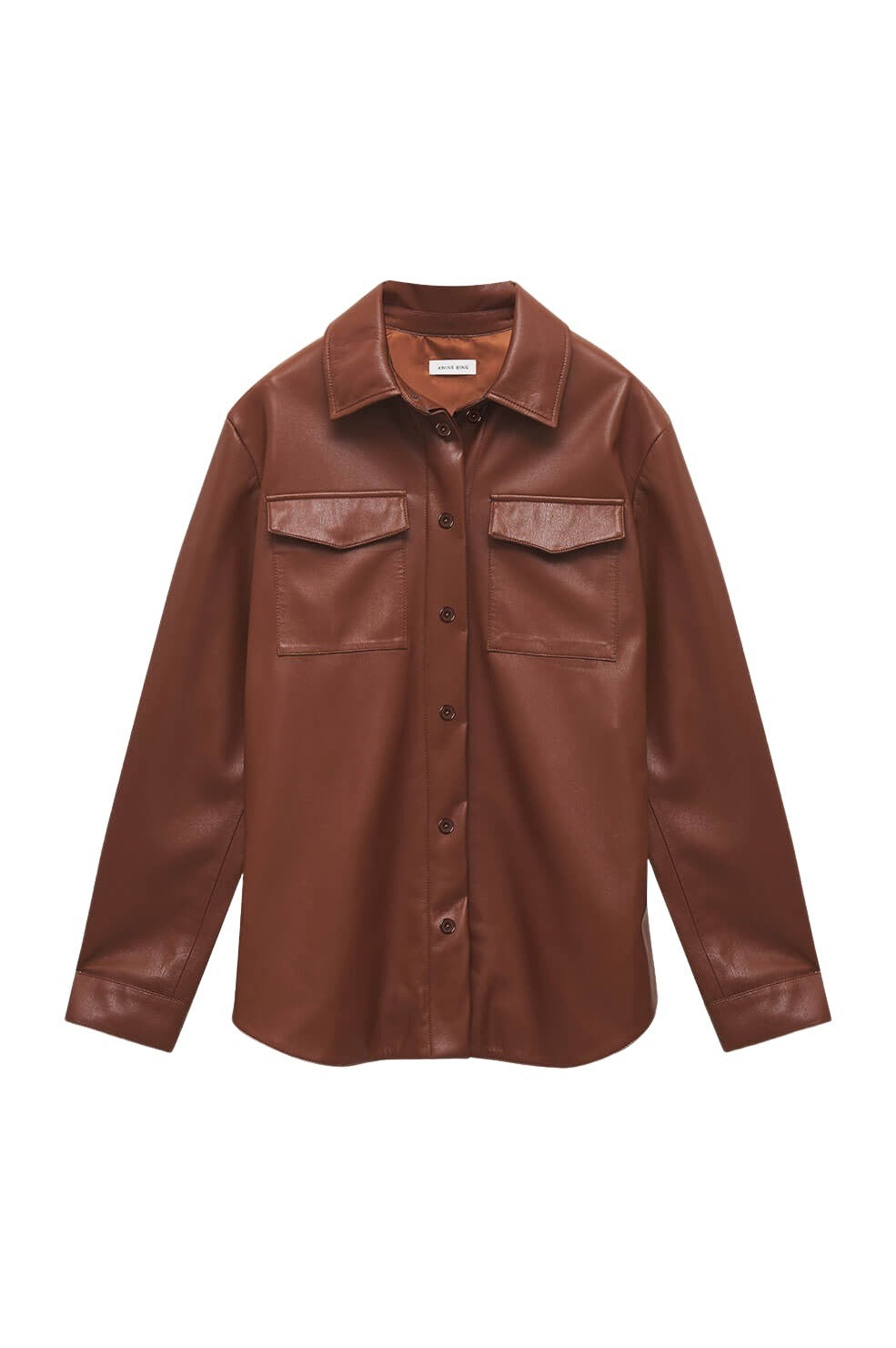 2qty NEW / HUTTON SHIRT - BROWN