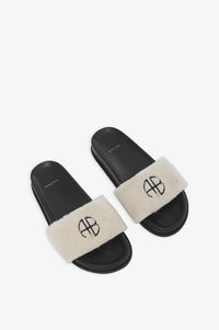 5qty NEW / BRITT SLIDES - CREAM