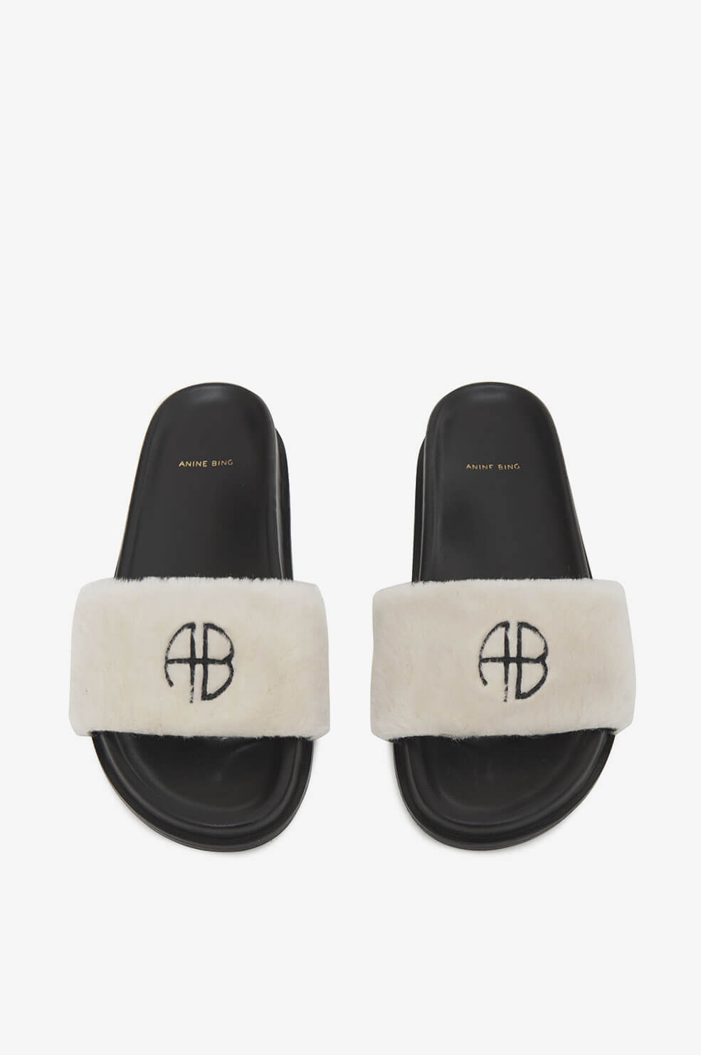 5qty NEW / BRITT SLIDES - CREAM