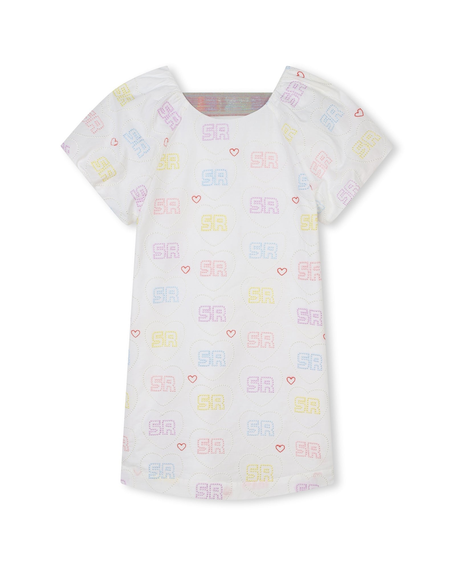 Robe avec manches volantées - Multico