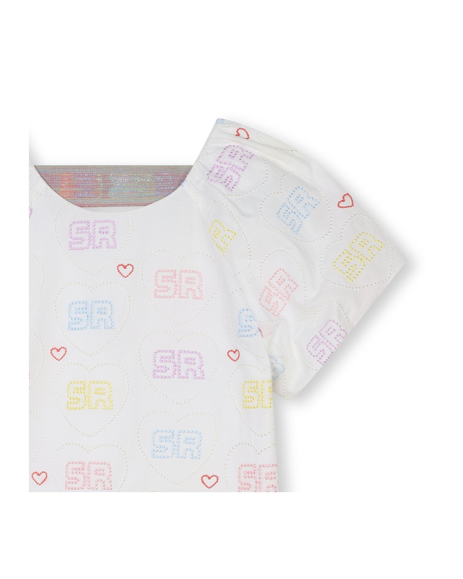 Robe avec manches volantées - Multico