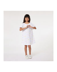 Robe avec manches volantées - Multico