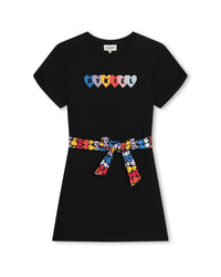 Robe à manches courtes - Black