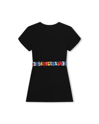 Robe à manches courtes - Black