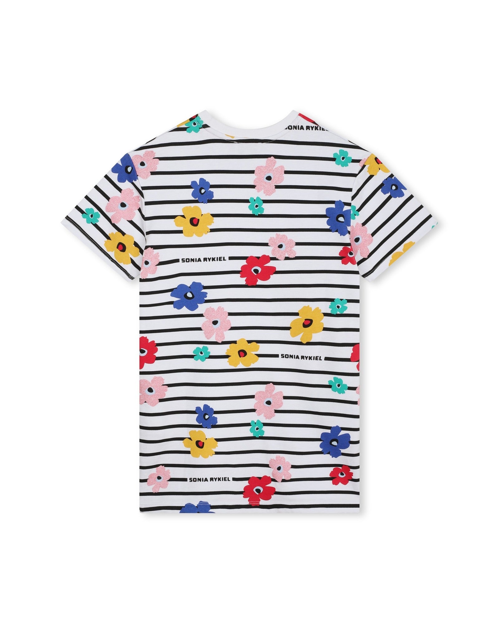 Print dress - White