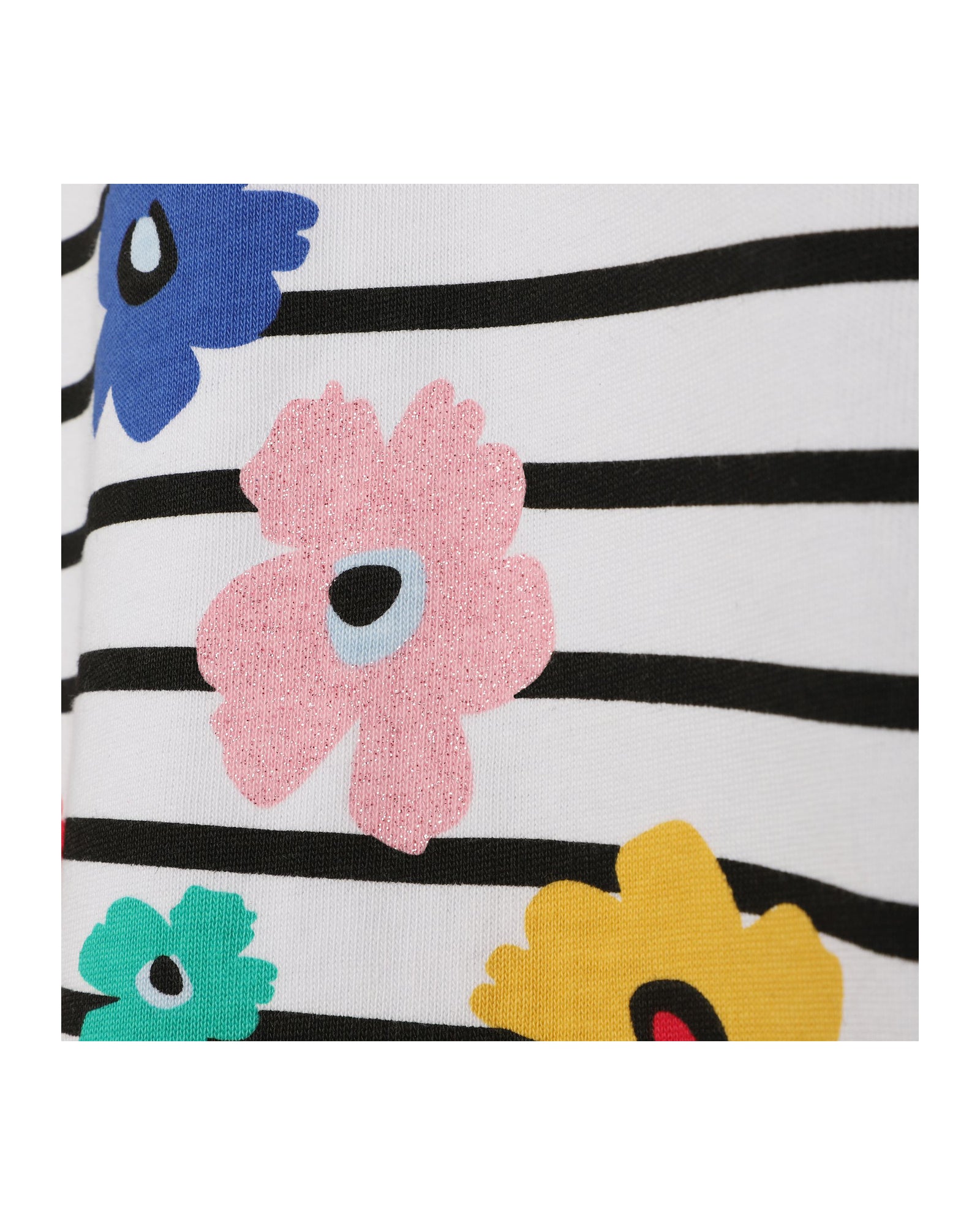 Print dress - White