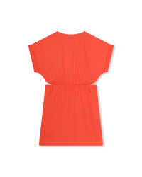Robe à manches courtes en coton - Mandarin