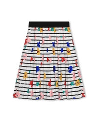 Jupe à taille élastiquée - Blanc