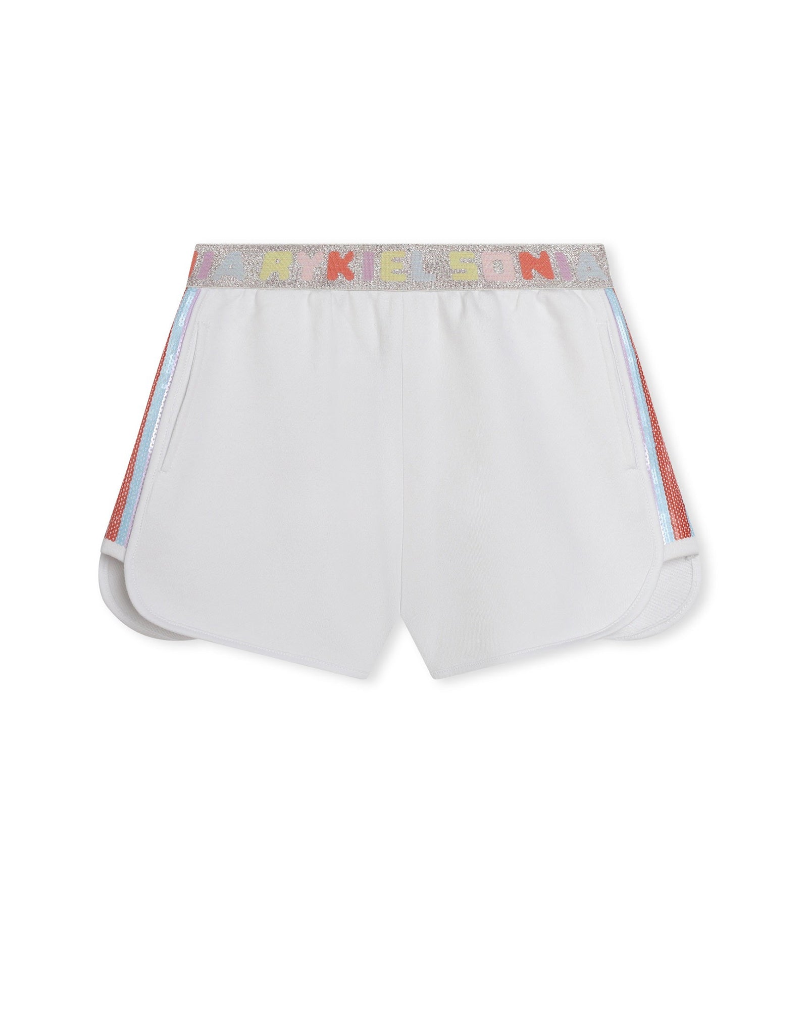Short en molleton - Blanc