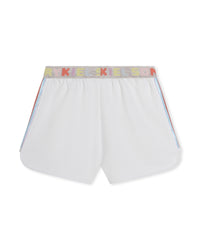 Short en molleton - Blanc