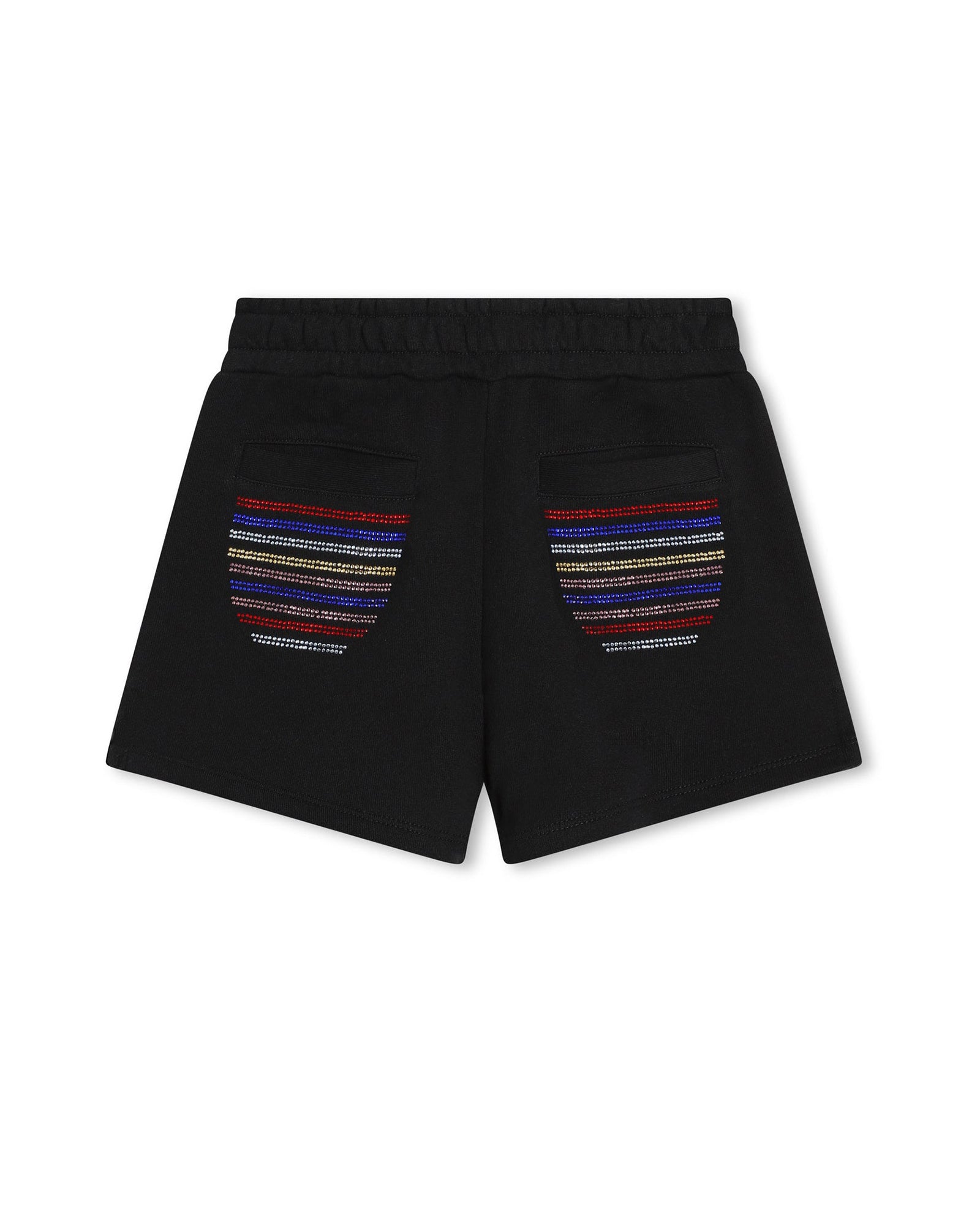 Short à taille élastiquée - Black