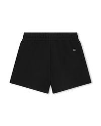Short à taille élastiquée - Black