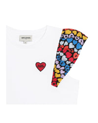 T-shirt à volants - Blanc