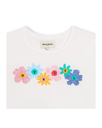 T-shirt with illustration - White