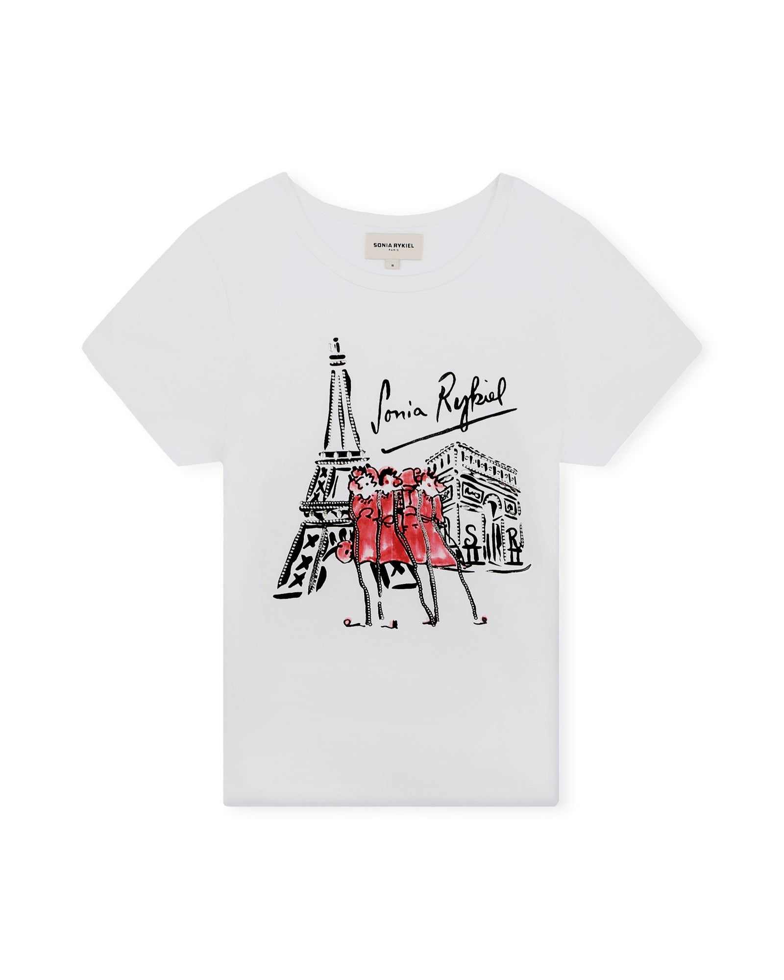 T-shirt avec illustration - Lipstick