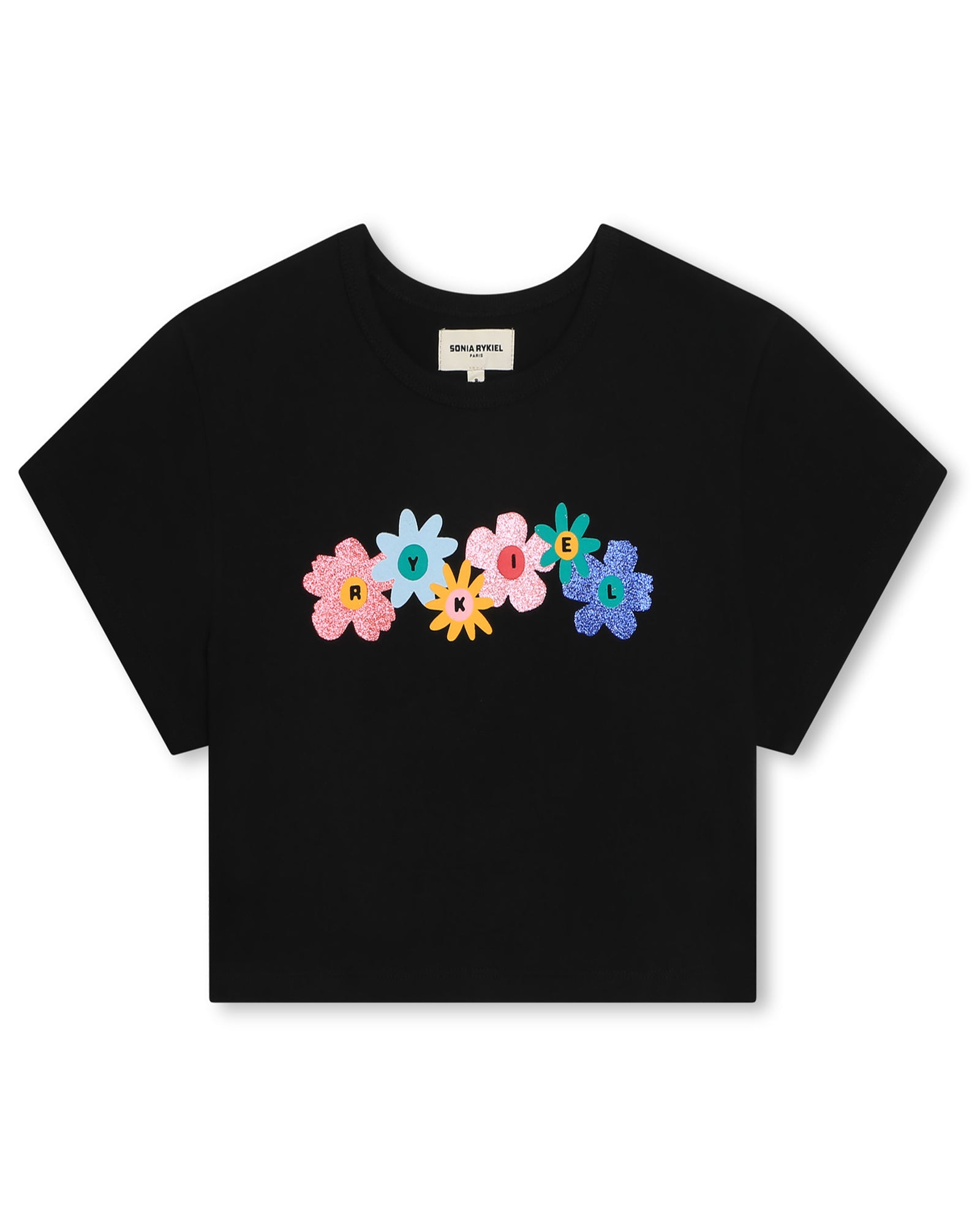 T-shirt court - Black