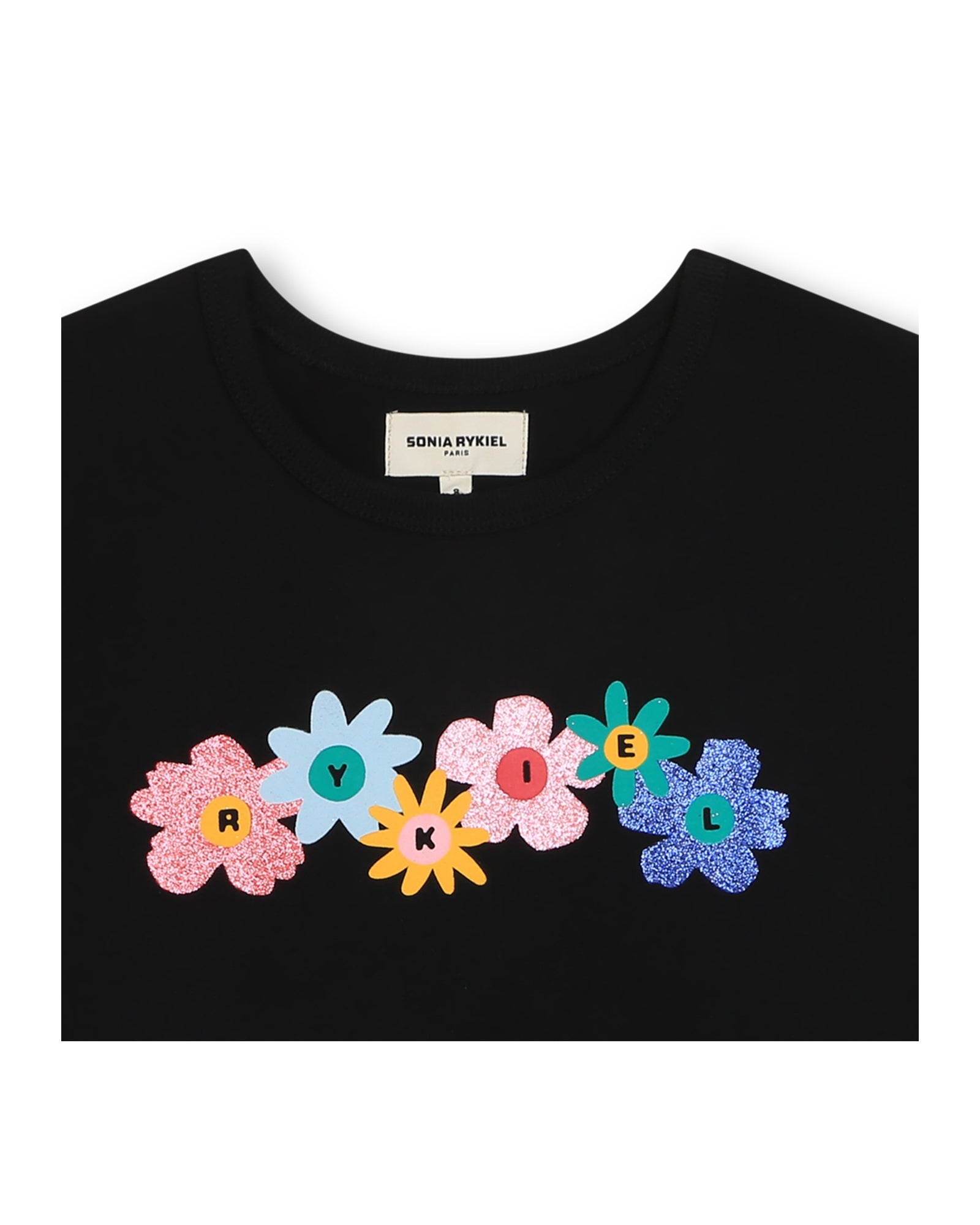T-shirt court - Black