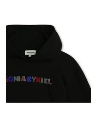 Sweat à capuche en coton - Black
