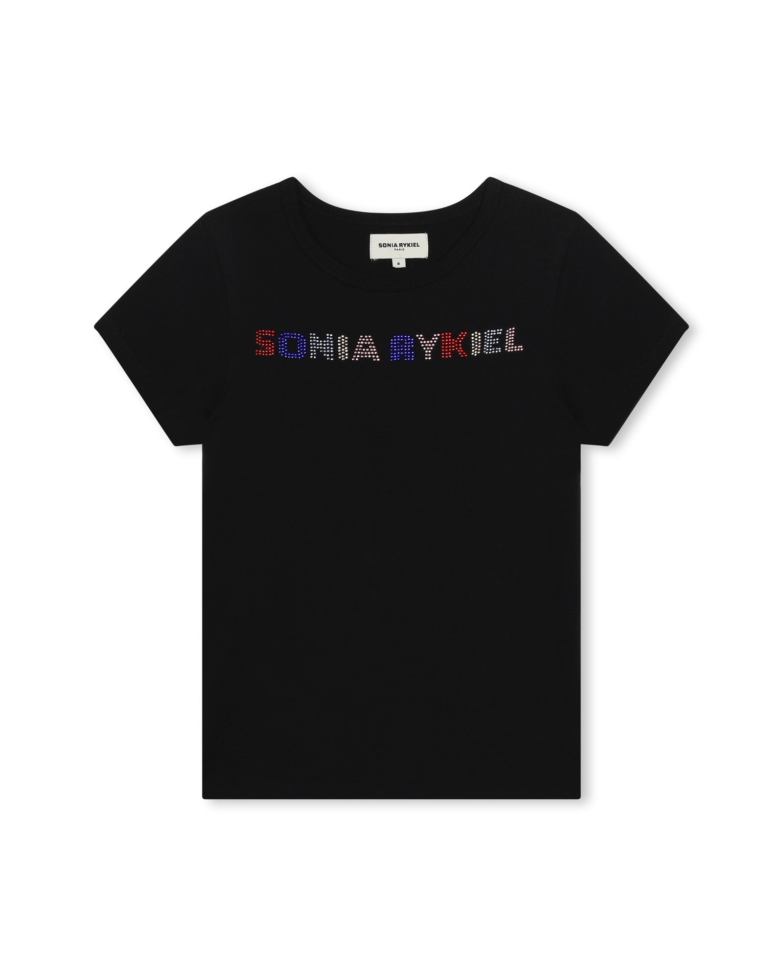 T-shirt avec illustration en coton - Black