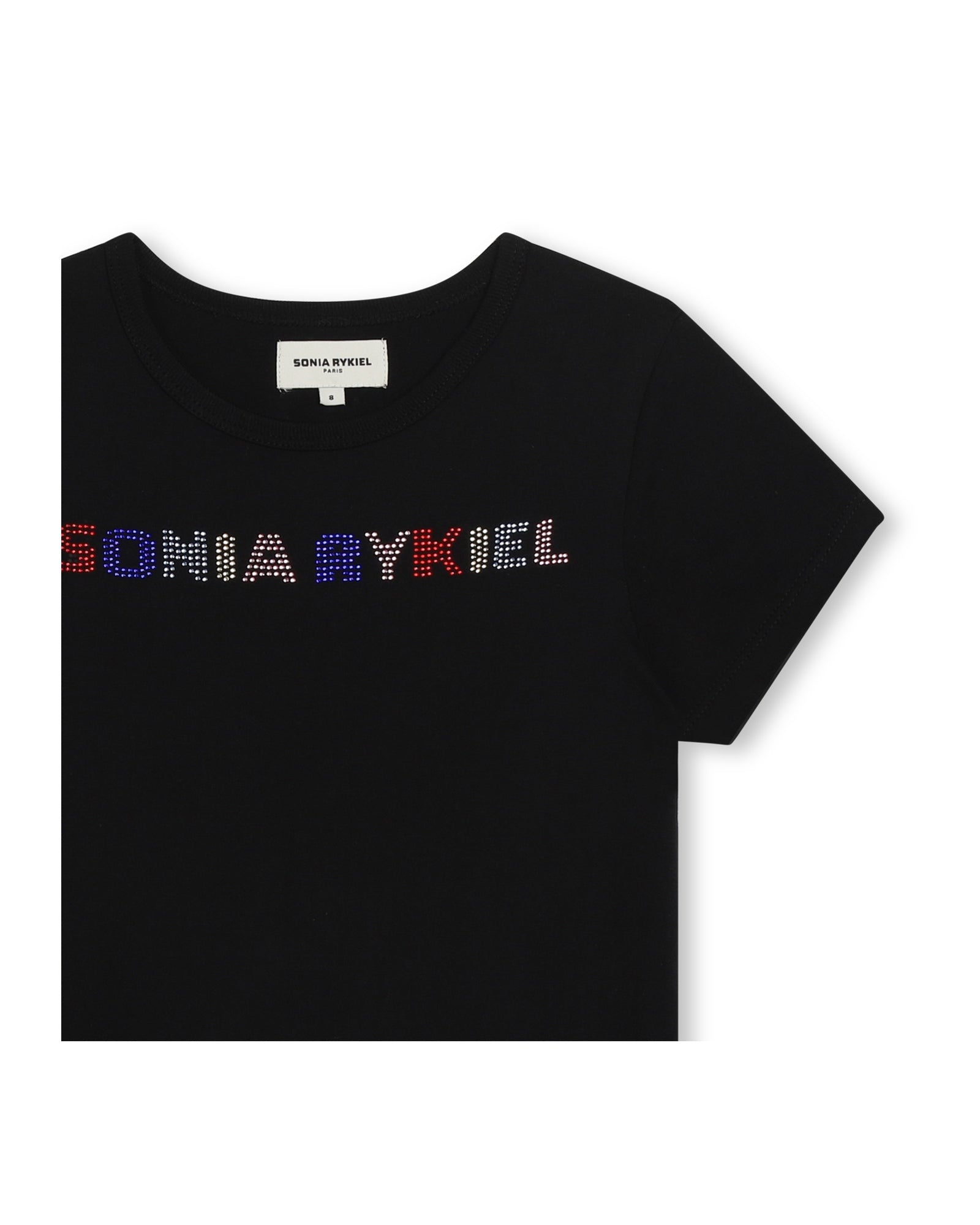 T-shirt avec illustration en coton - Black