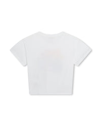 T-shirt à manches courtes en coton - Blanc