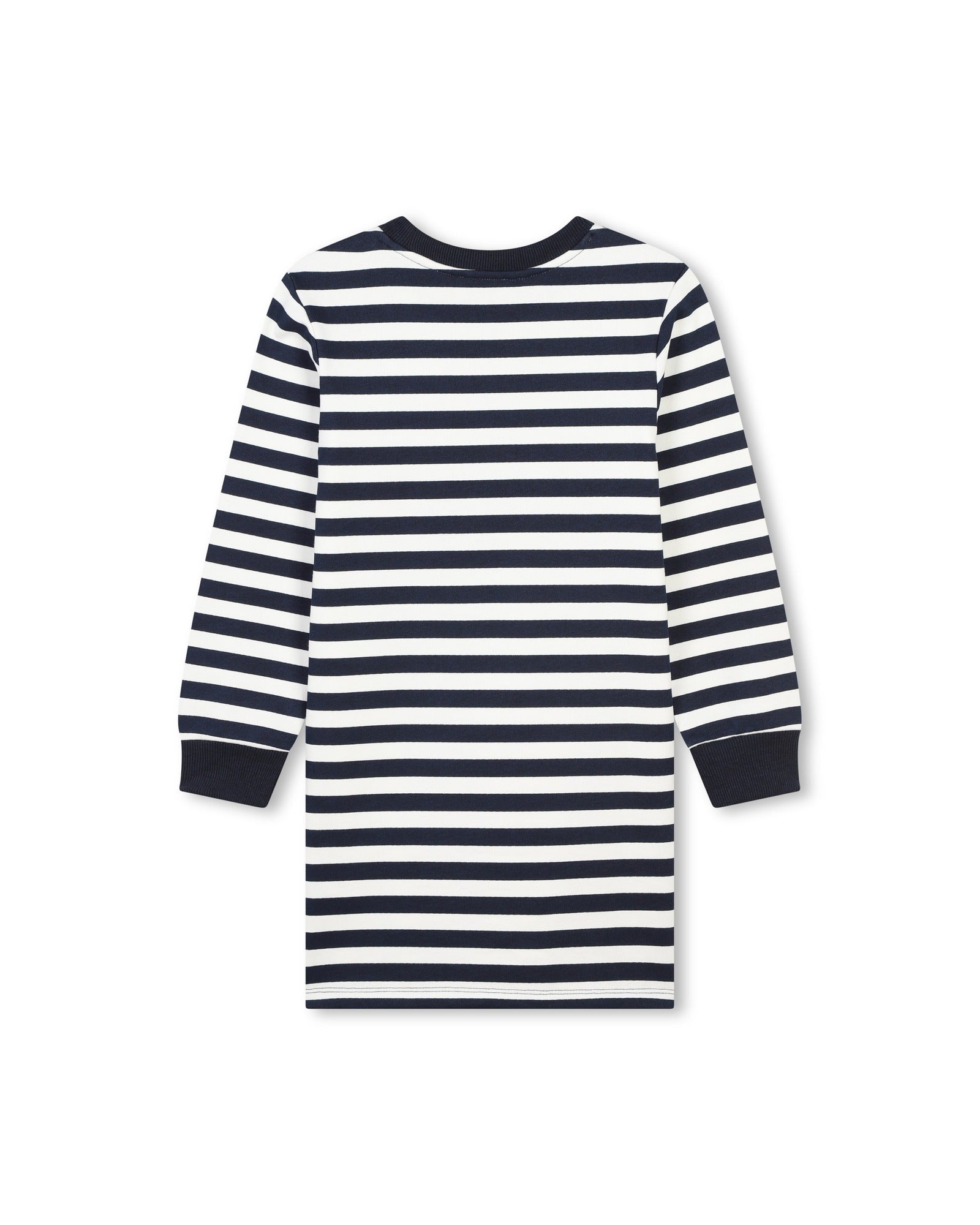 Robe bicolore en molleton - Rayure