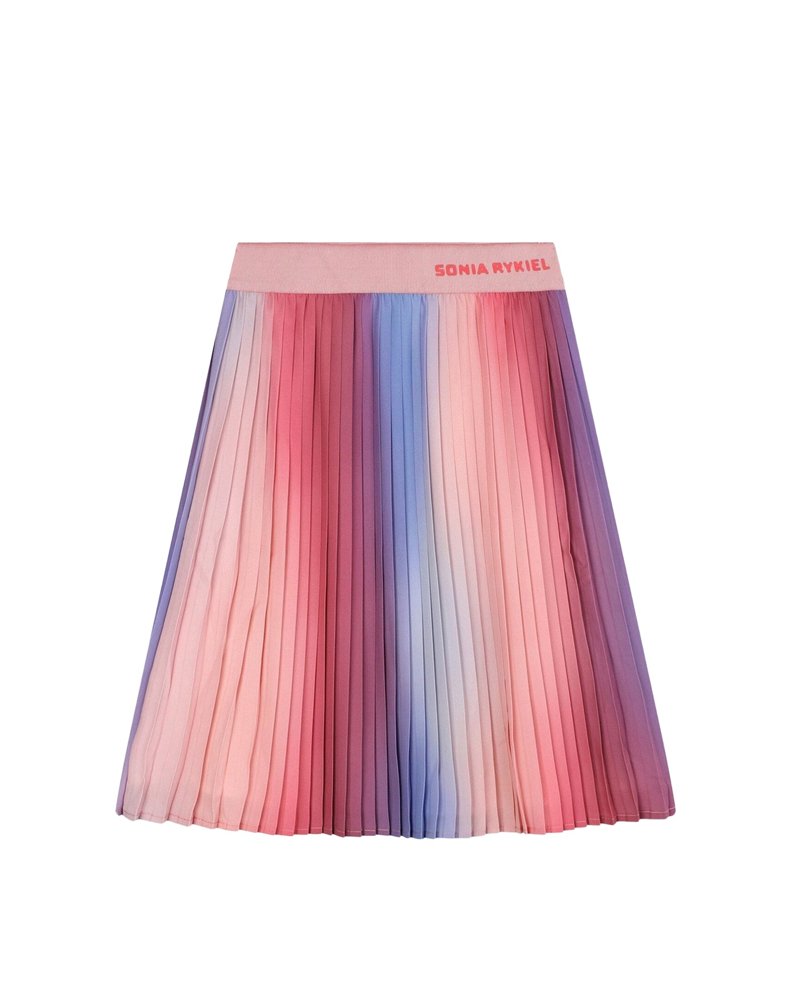 Patterned pleated skirt - Multicolor