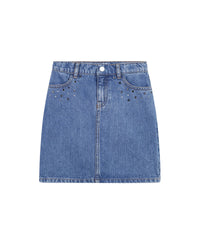 Pocket denim skirt - Denim Blue