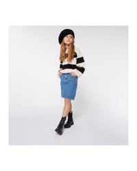 Pocket denim skirt - Denim Blue