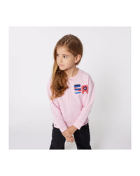 Sweatshirt illustration fantaisie en molleton - Guimauve