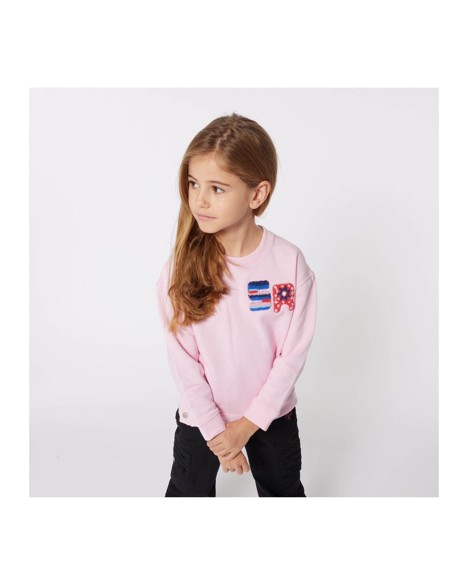 Sweatshirt illustration fantaisie en molleton - Guimauve