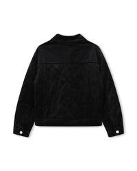 Veste matelassée en velours - Black