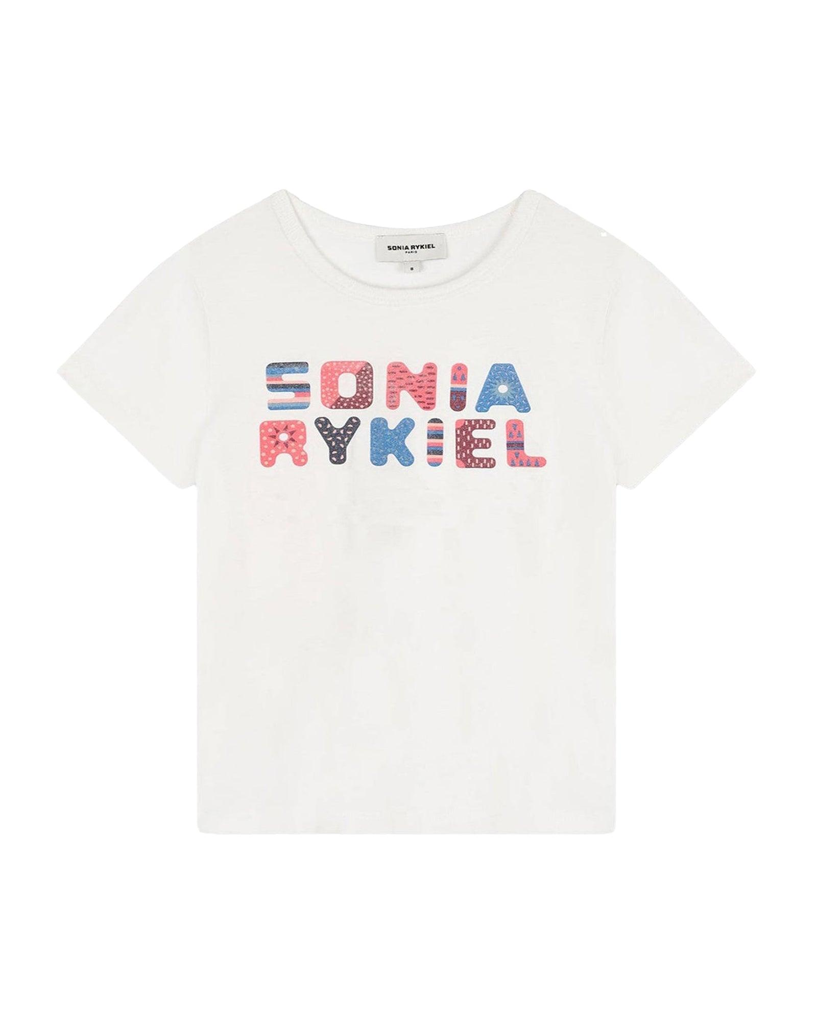 T-shirt illustration fantaisie en coton - Off White